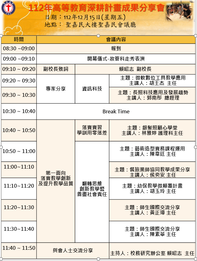 議程